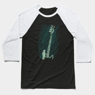 Bass Guitar Grunge Baseball T-Shirt